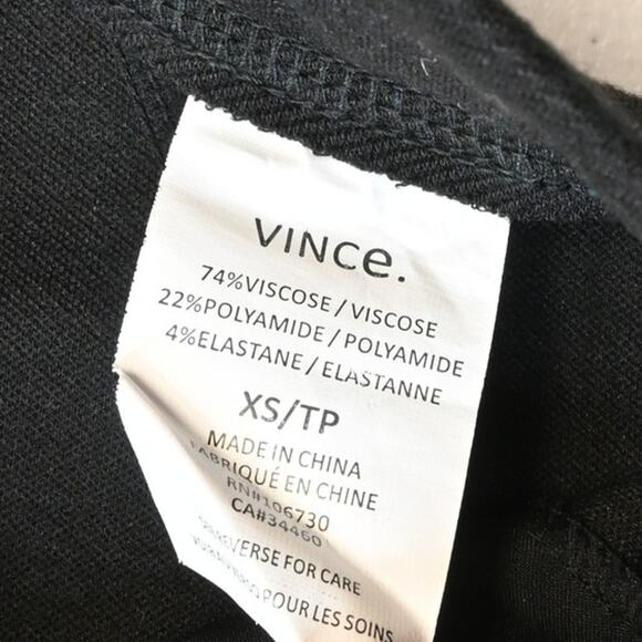 Vince | Black Skinny Pants Size: X-Small - Picture 7 of 8